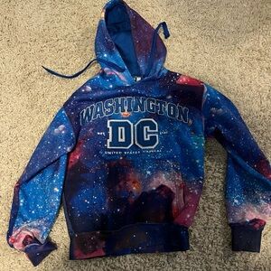 DC Galaxy Print Hoodie